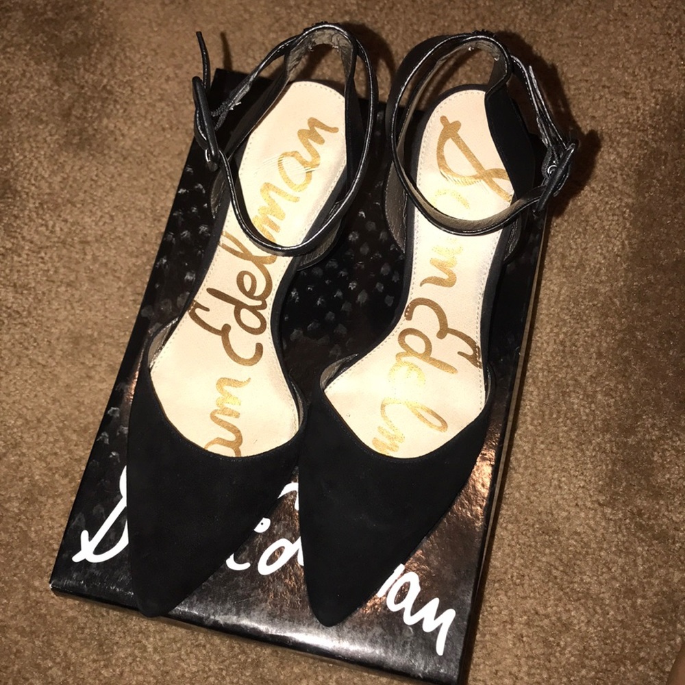 Sam Edelman Okala Black Suede Size 8.5M